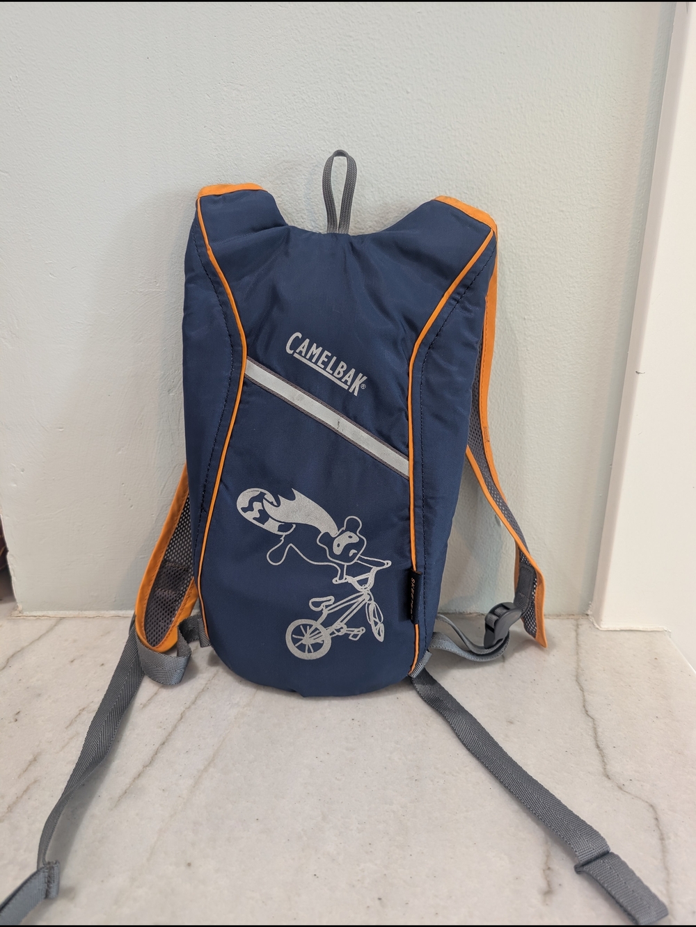 CamelBak Skeeter Hydration Navy And Orange Hiking Backpack